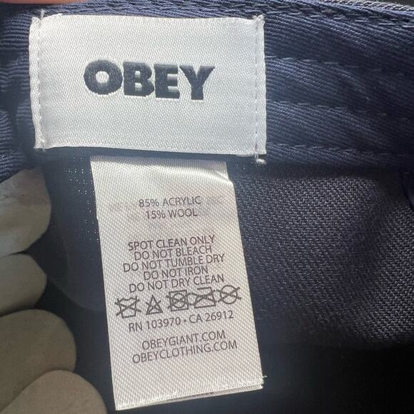 OBEY- BISHOP & PANEL STRAP-BACK BASEBALL HAT - Picture 10 of 11